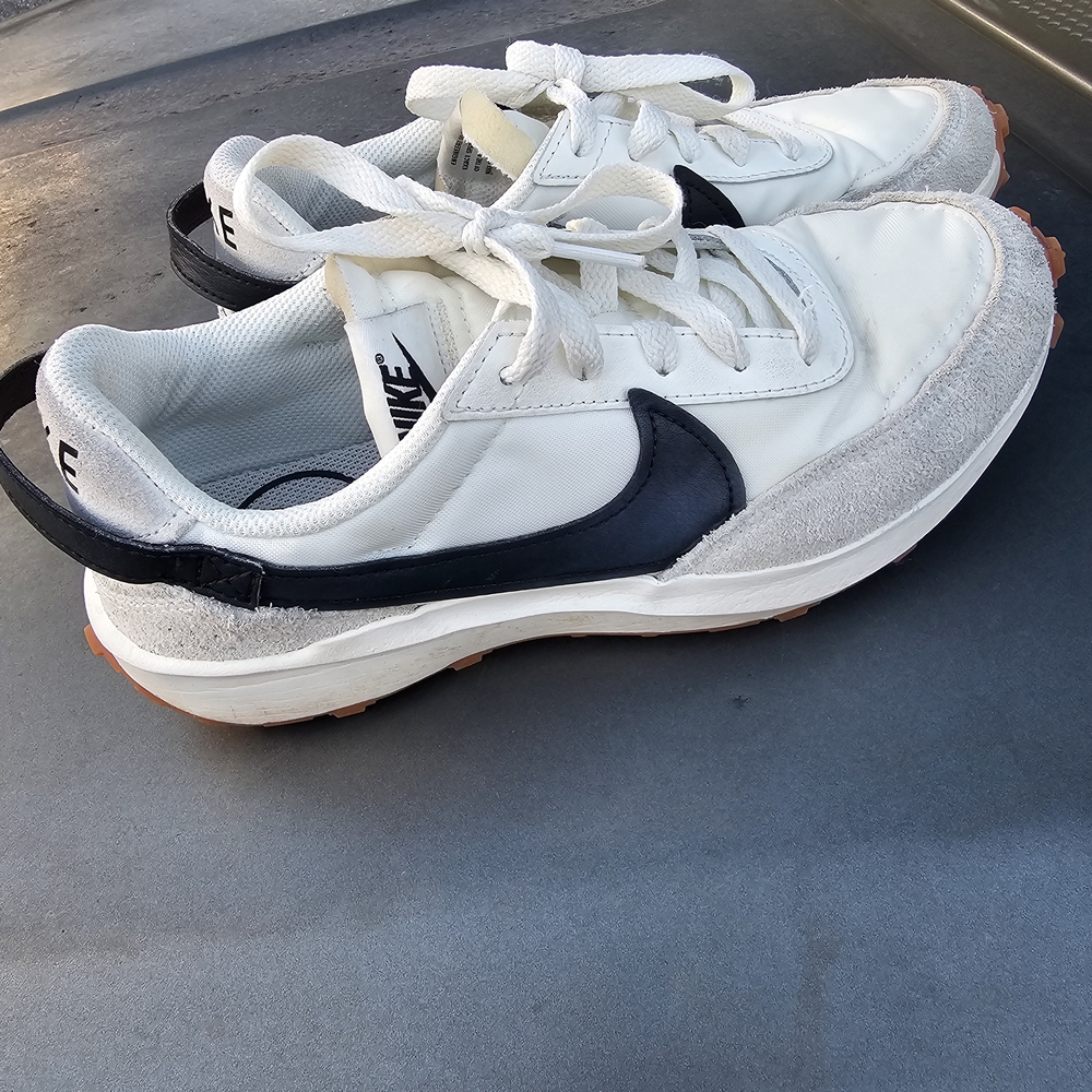 Nike White and Black Athletic Shoes
